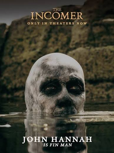 Promo Image showing the "Fin-Man"'s head emerging from the water.